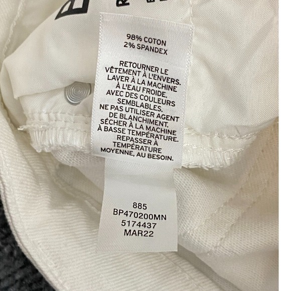 BP. Men's White Distressed Skinny Jeans Size 32 Stretch Denim - Picture 9 of 14